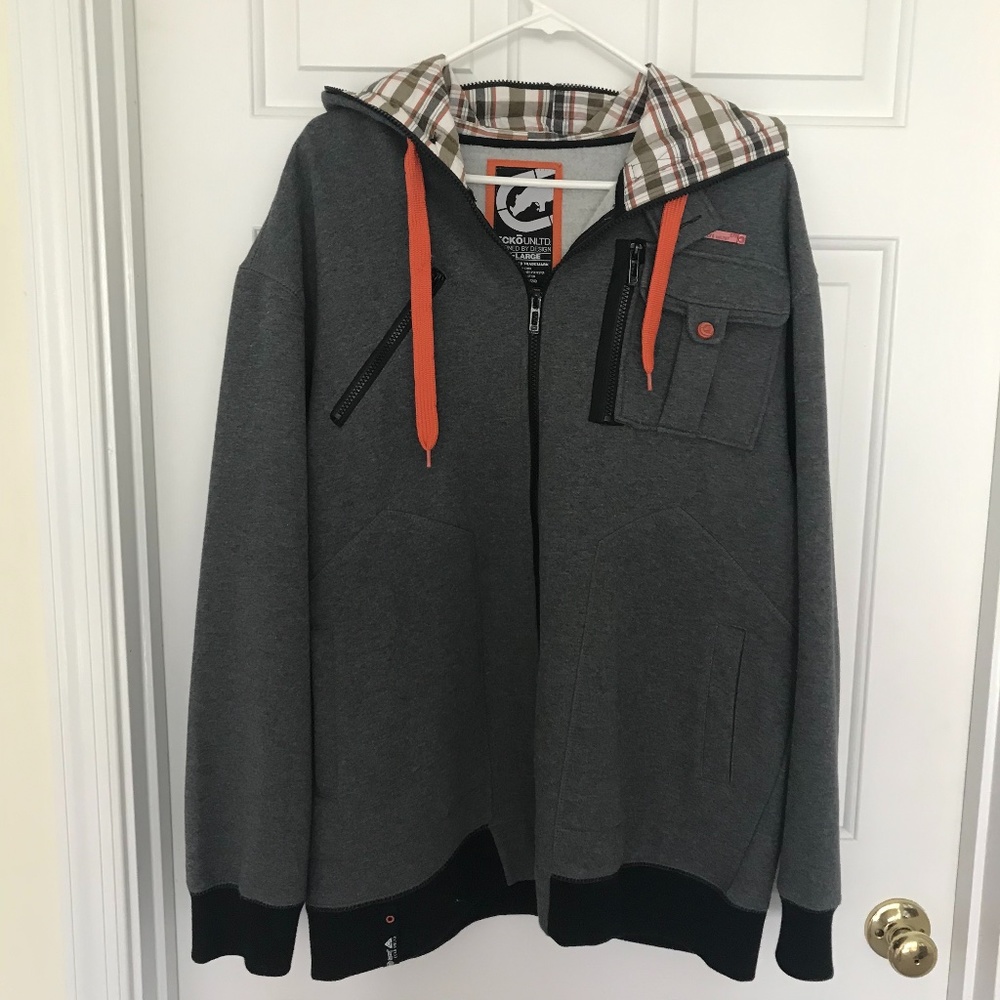 ECKO UNLIMITED Full Zip Hooded Jacket